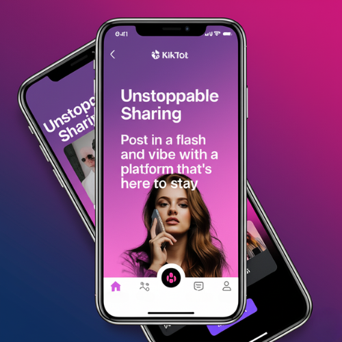 KikTot mobile app home screen